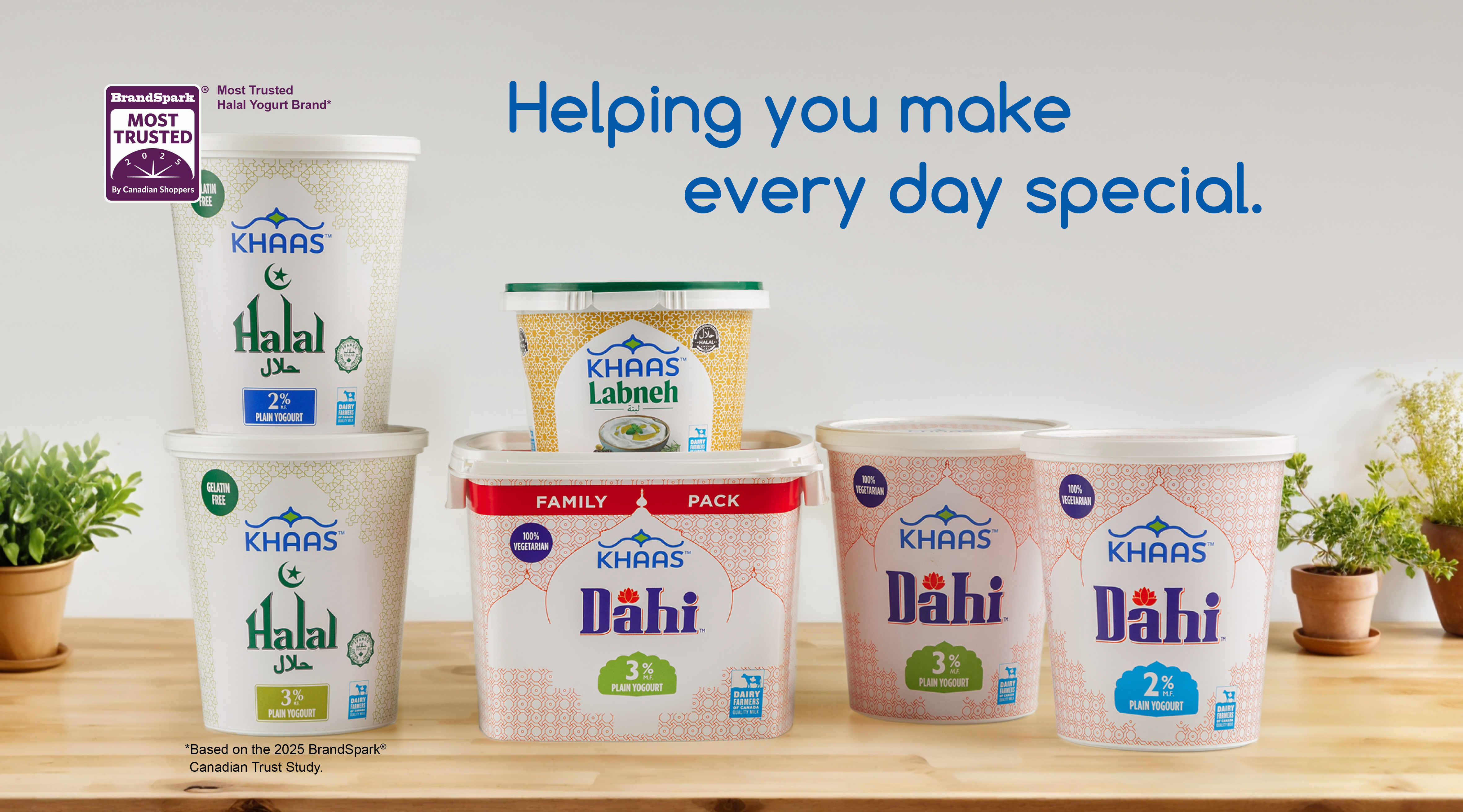 Banner of Khaas products featuring