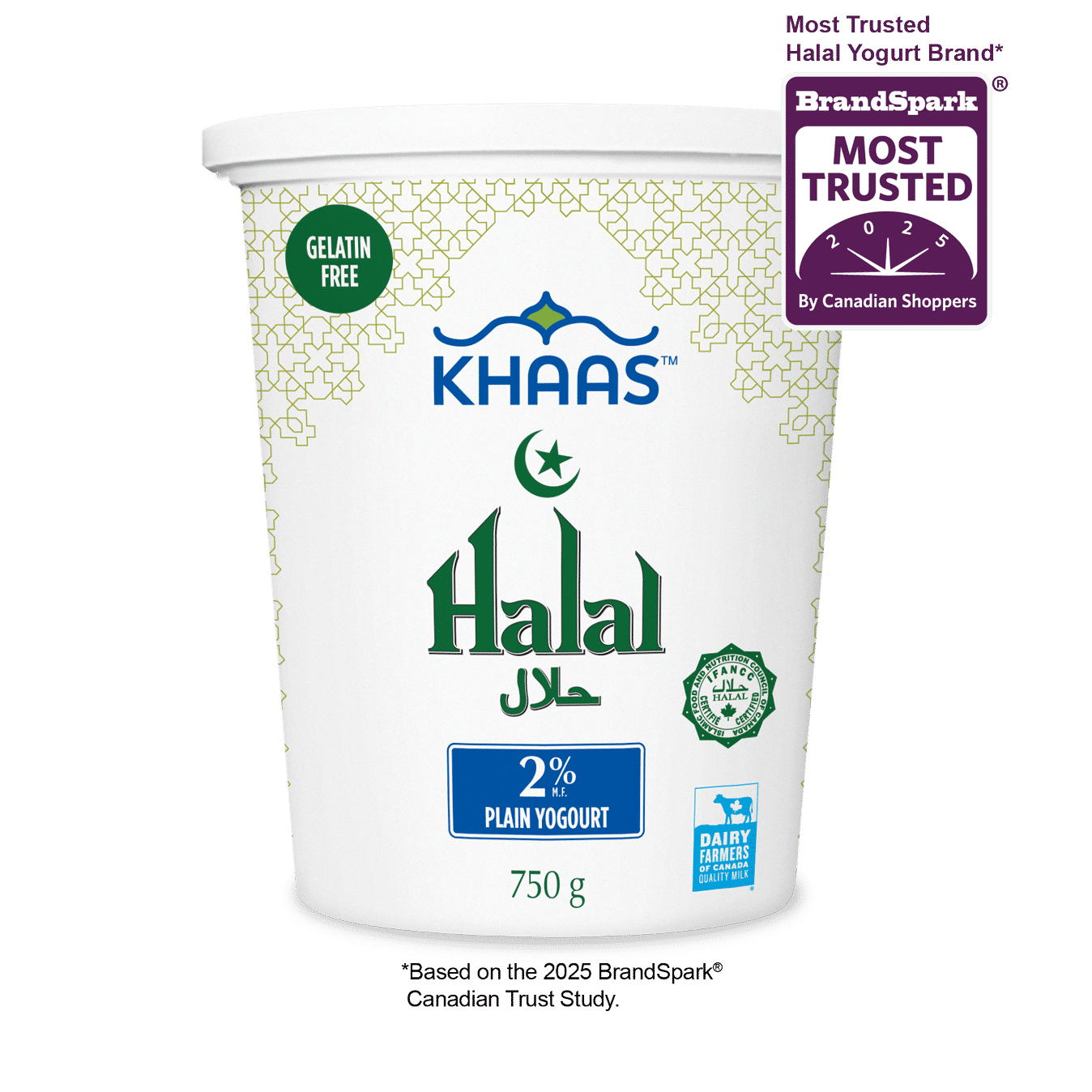 Khaas Halal 2% Plain Yogourt